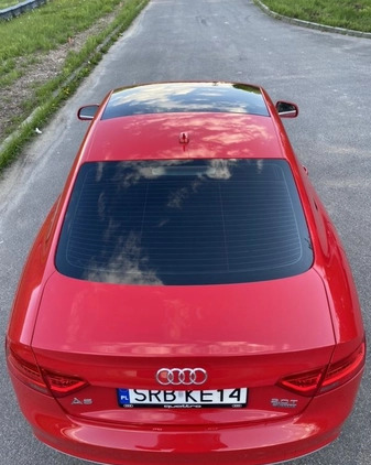 Audi A5 cena 63500 przebieg: 164300, rok produkcji 2015 z Sieraków małe 29